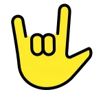 Love You Gesture SVG Icon